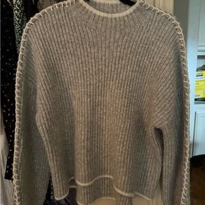 Halogen Light Gray Knit Sweater